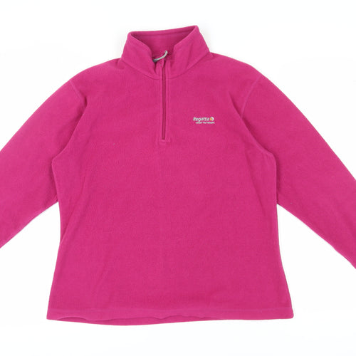 Regatta Women's Pink Fleece Pullover Sweatshirt Size 14