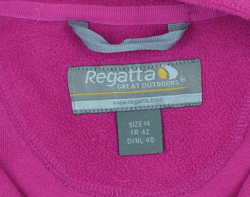 Regatta Women's Pink Fleece Pullover Sweatshirt Size 14