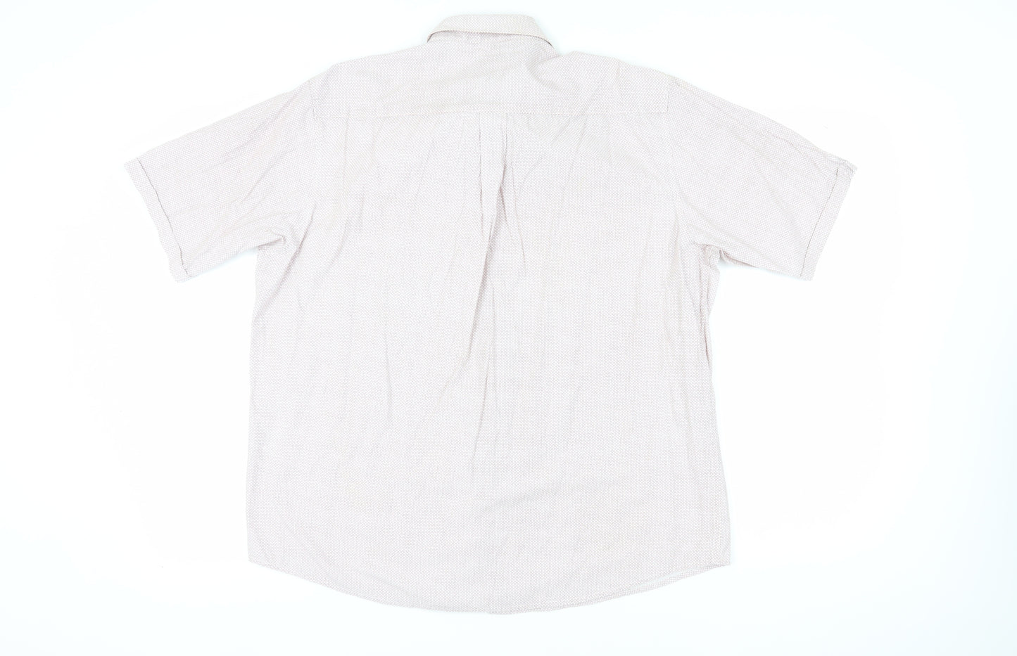 James Pringle Men's Beige XL Geometric Button-Up Shirt