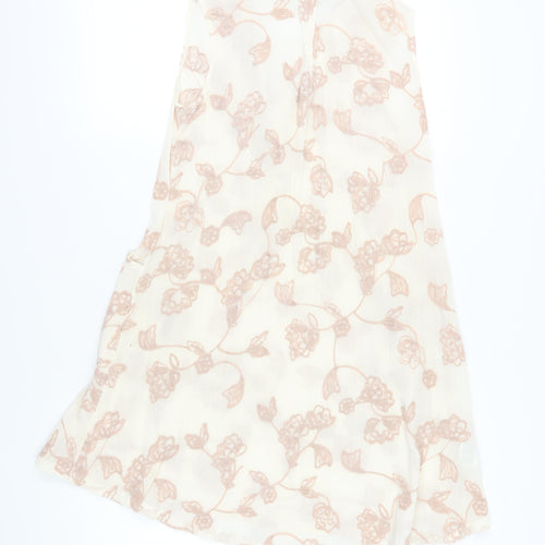 Laura Ashley Women’s Ivory Floral Shift Dress Size 10
