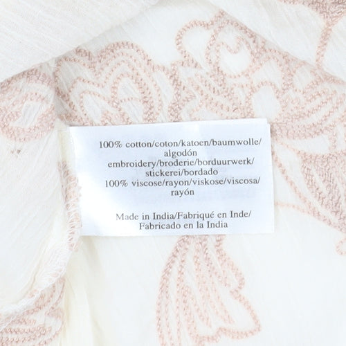 Laura Ashley Women’s Ivory Floral Shift Dress Size 10