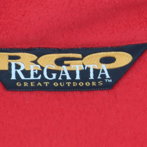 Regatta Men's Red Fleece Jacket - Size 32, Outdoor Basic