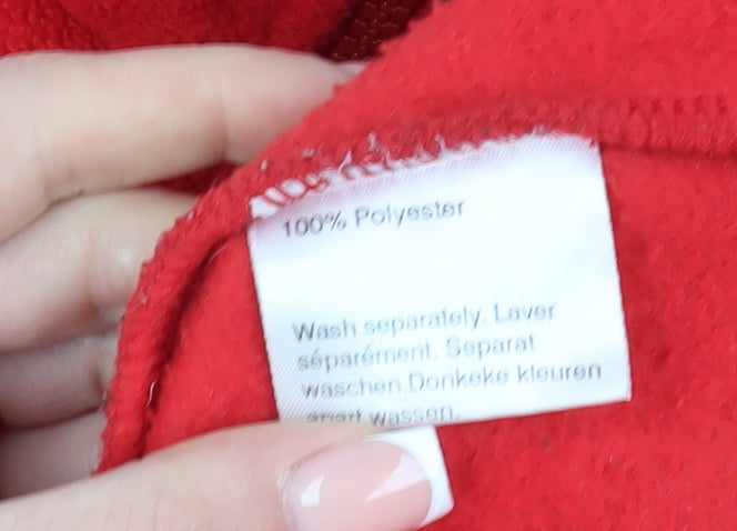 Regatta Men's Red Fleece Jacket - Size 32, Outdoor Basic