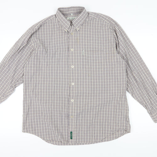 Ben Sherman Men's Multicoloured Plaid Shirt L