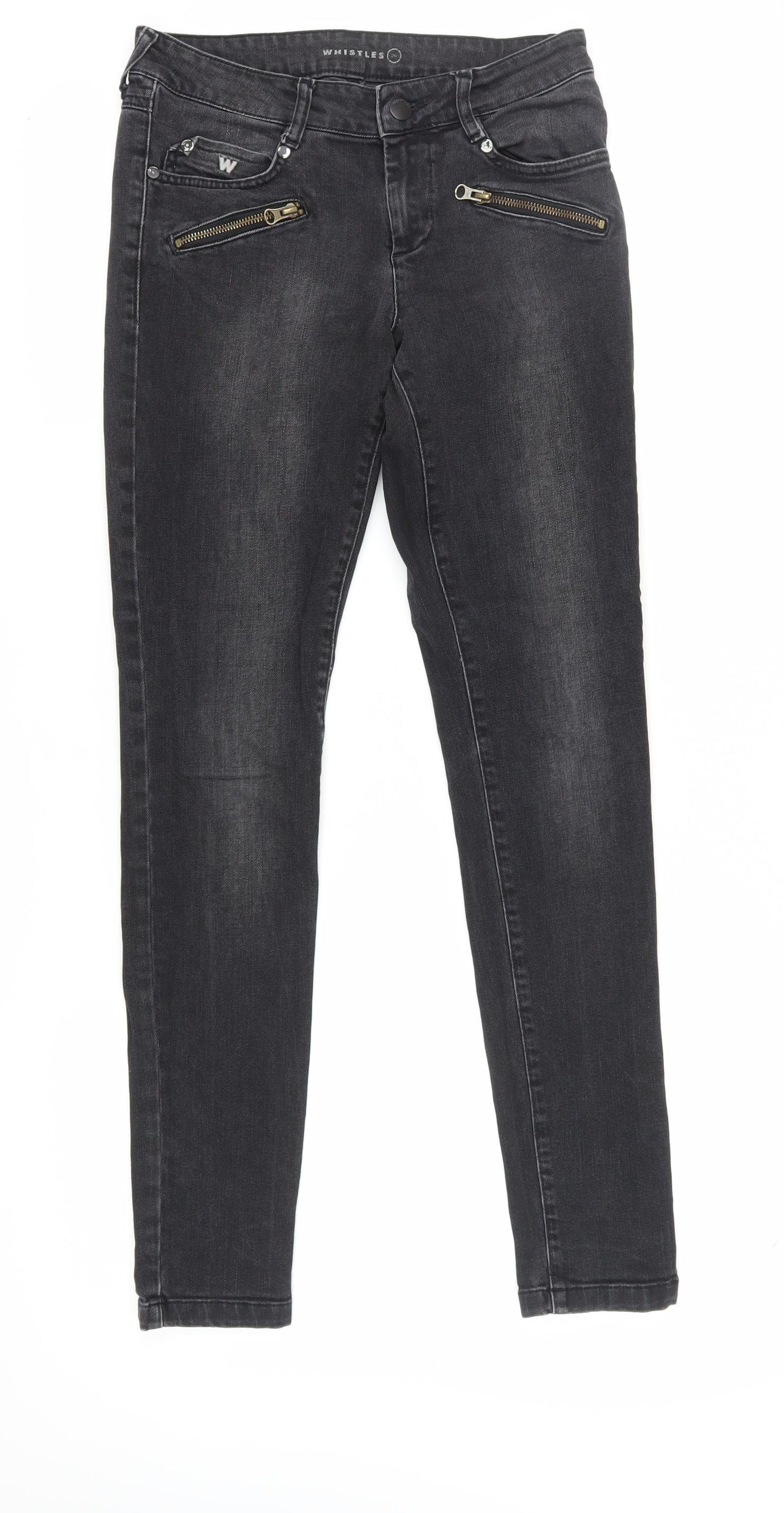 Whistles Women's Black Skinny Jeans - Slim Fit W26