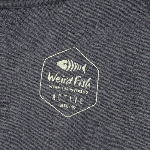 Weird Fish Women's Blue Jumpsuit Size 10 Relaxed Fit