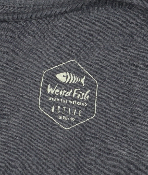 Weird Fish Women's Blue Jumpsuit Size 10 Relaxed Fit