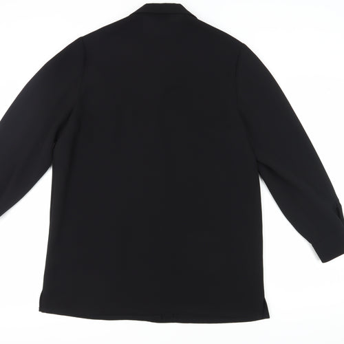 Viyella Women's Black Blazer, UK 14, Mid-Length, Elegant