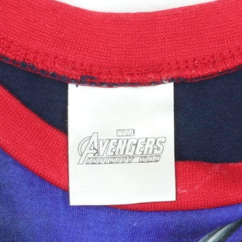 Marvel Avengers Boys Graphic T-Shirt, Multicoloured, 5-6 Years
