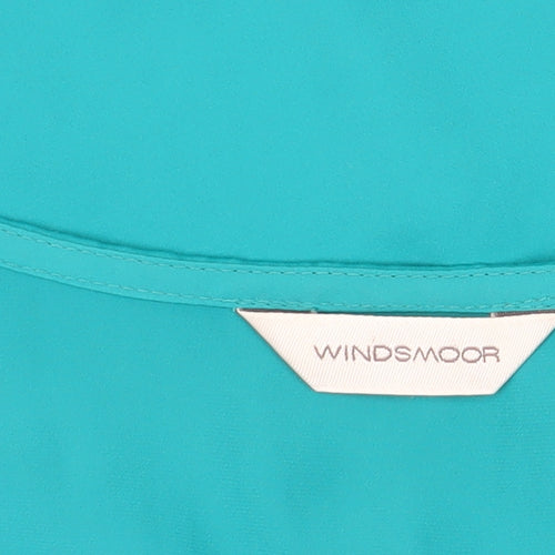 Windsmoor Women's Green Bow Accent Blouse Size 20