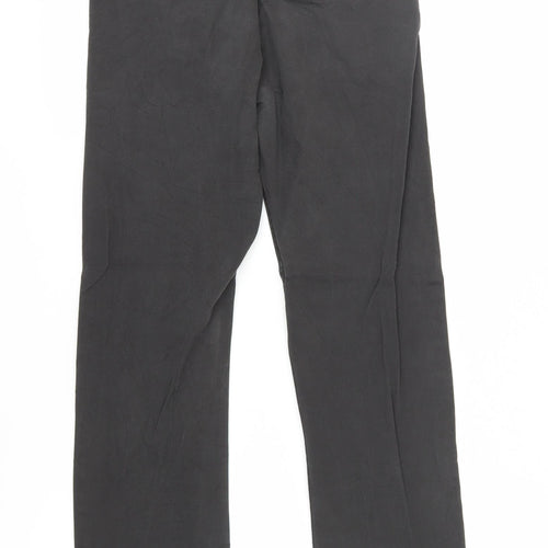 Kangol Boys Black Trousers Size 11-12Y Regular Fit
