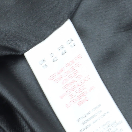 Eastex Women's Grey Wool Blend Mid-Length Coat Size 16