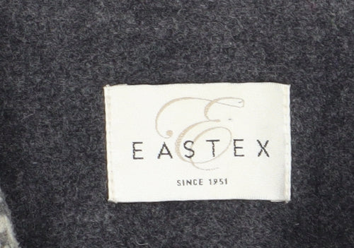 Eastex Women's Grey Wool Blend Mid-Length Coat Size 16