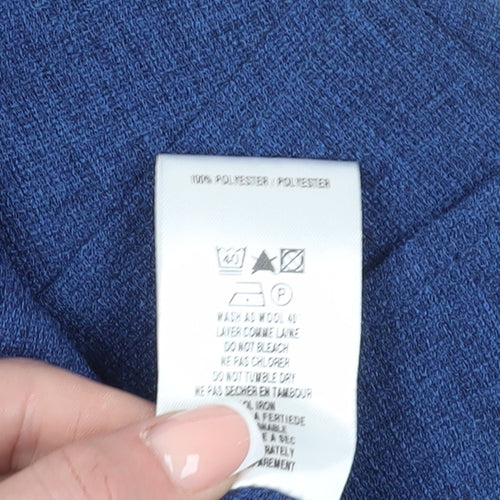 Eastex Women's Blue Three-Button Blazer - Size 14