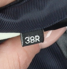 Austin Reed Men's Grey Striped Blazer, Size 38R, Formal