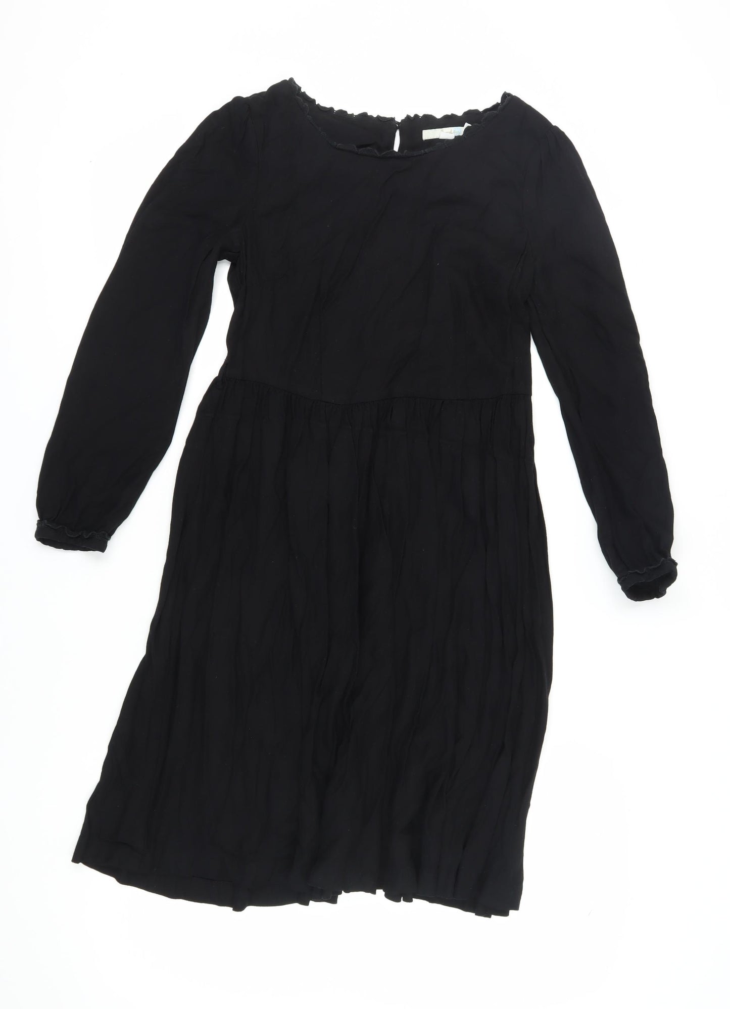 Boden Women's Black A-Line Dress - Size 10