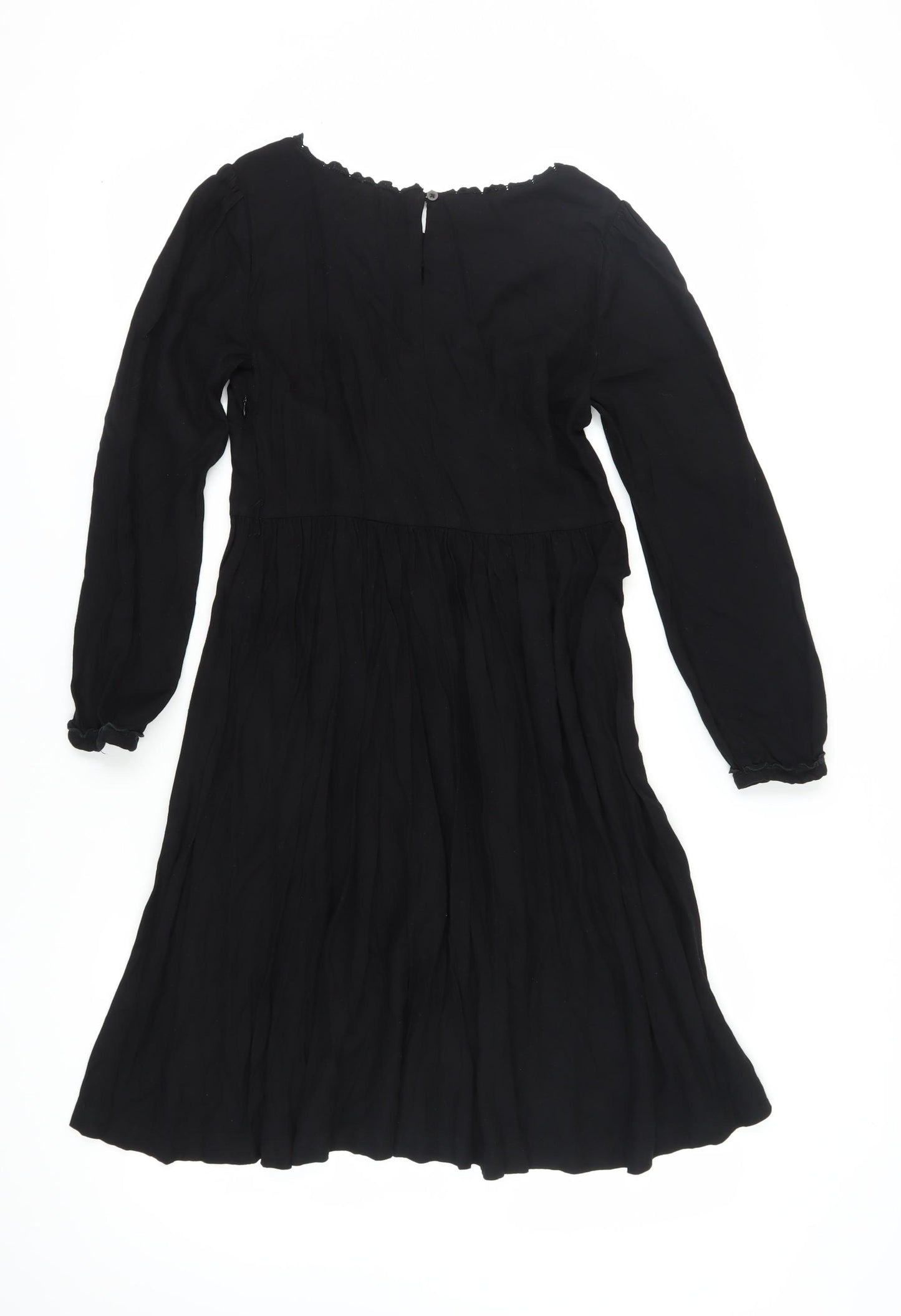 Boden Women's Black A-Line Dress - Size 10