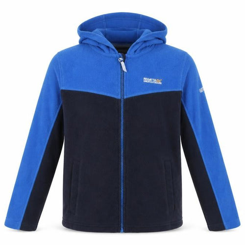 Regatta Boys Blue Fleece Hooded Jacket - Size 11