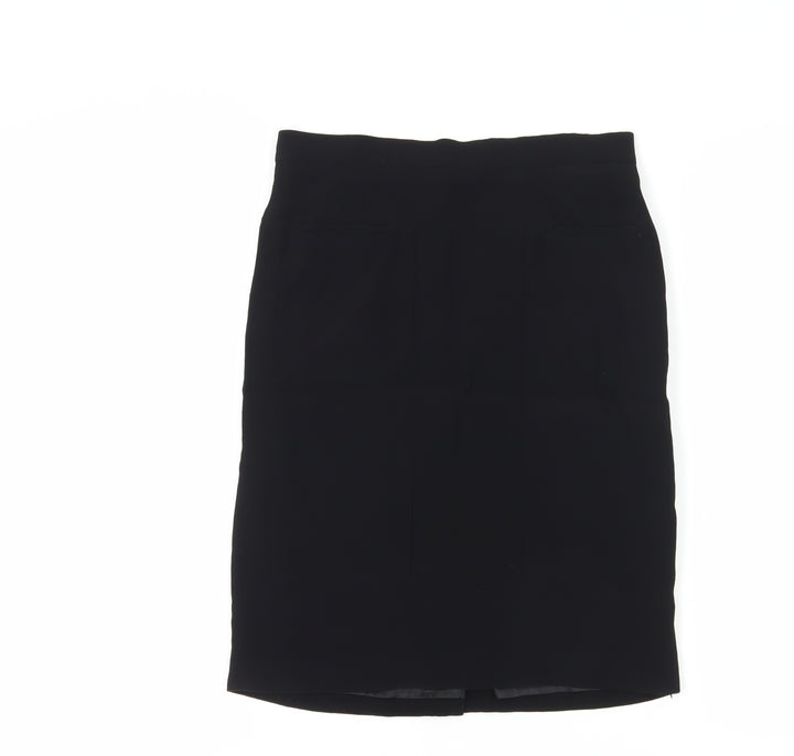 Reiss Black Pencil Skirt, Women, Size 8, Business Style