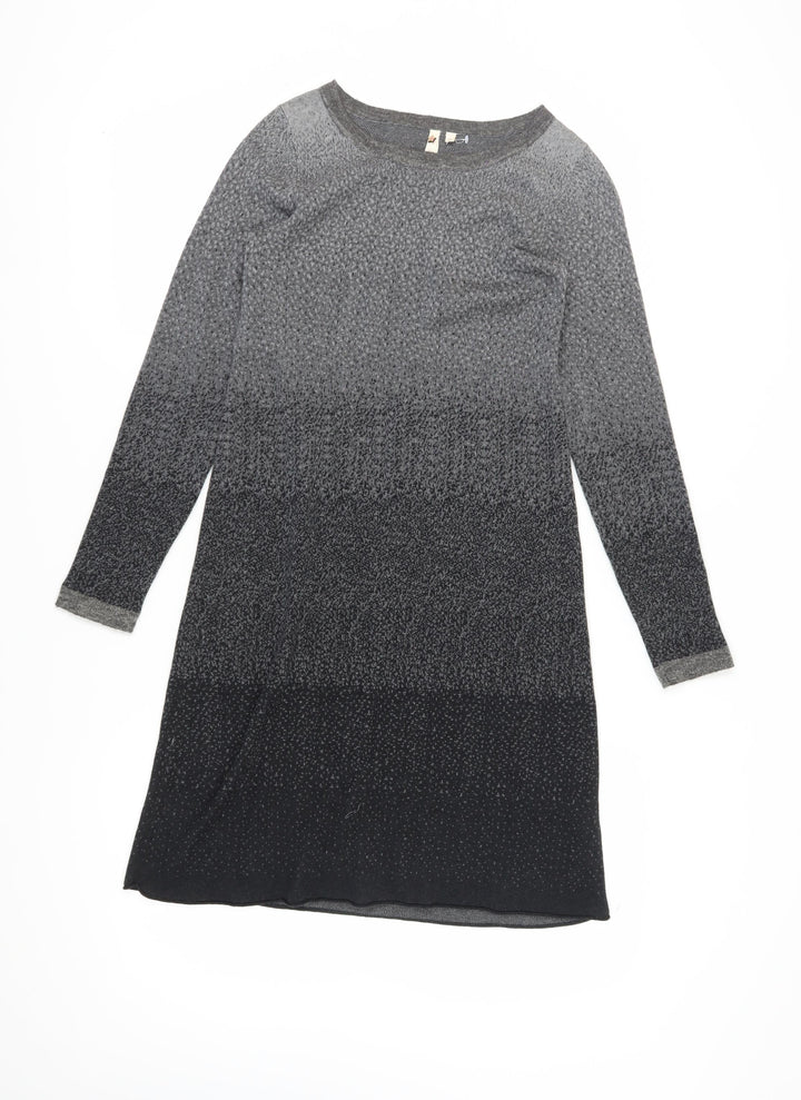 White Stuff Women's Grey Shift Dress Size 8