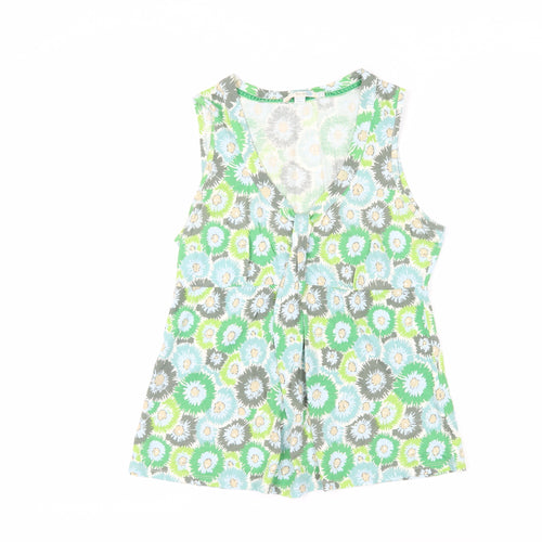 Boden Women's Multicoloured Floral Tank - Size 12