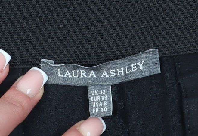 Laura Ashley Women's Black Ankle Leggings Size 12