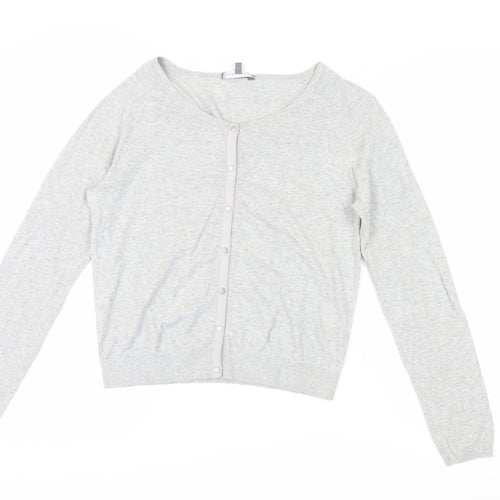 Laura Ashley Women's Grey Cardigan, Size 14