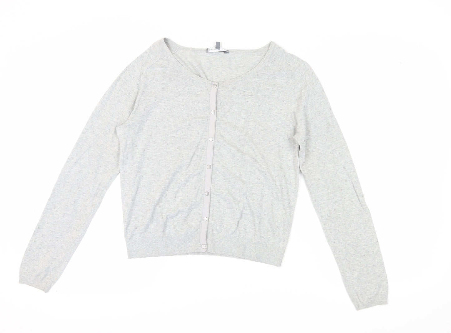 Laura Ashley Women's Grey Cardigan, Size 14