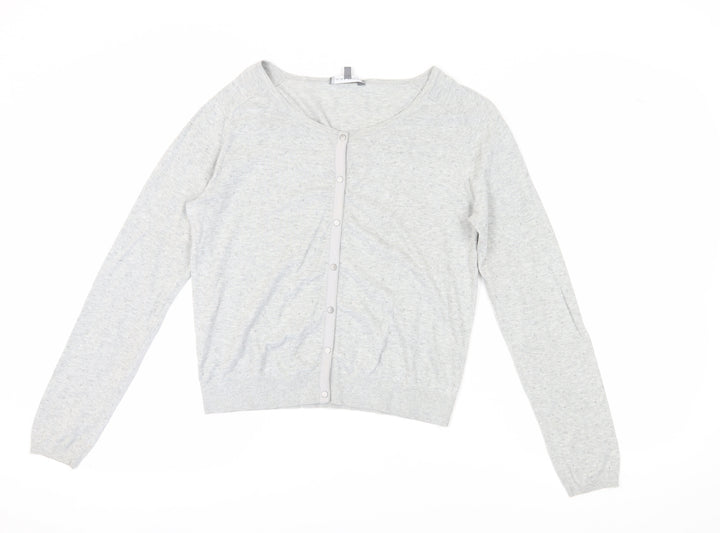 Laura Ashley Women's Grey Cardigan, Size 14