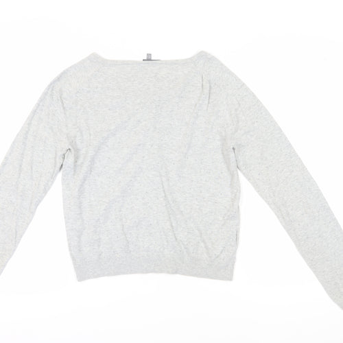 Laura Ashley Women's Grey Cardigan, Size 14