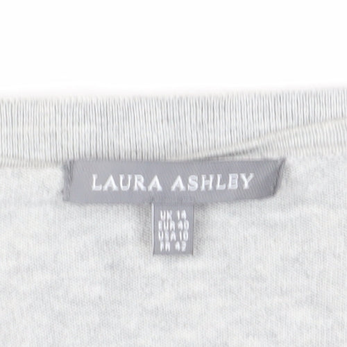 Laura Ashley Women's Grey Cardigan, Size 14