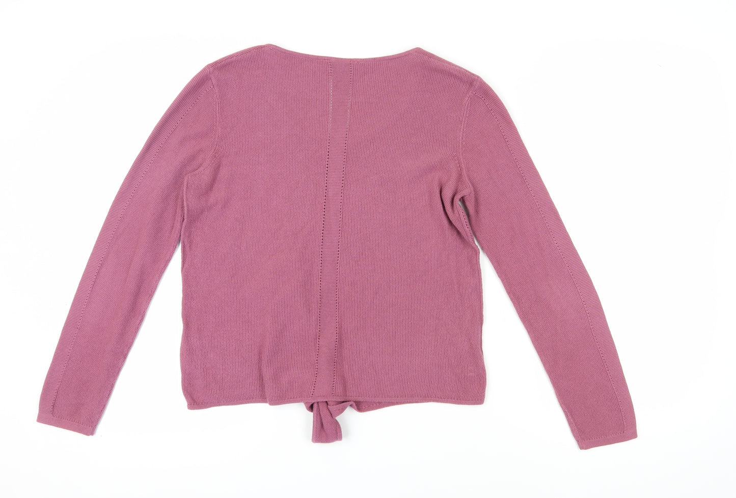 White Stuff Women's Pink V-Neck Pullover Jumper Size 8