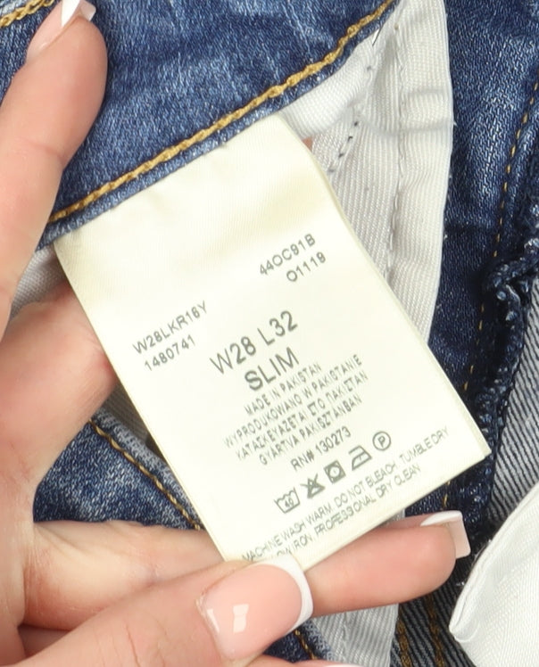 Wrangler Women's Blue Slim Straight Jeans Size 10