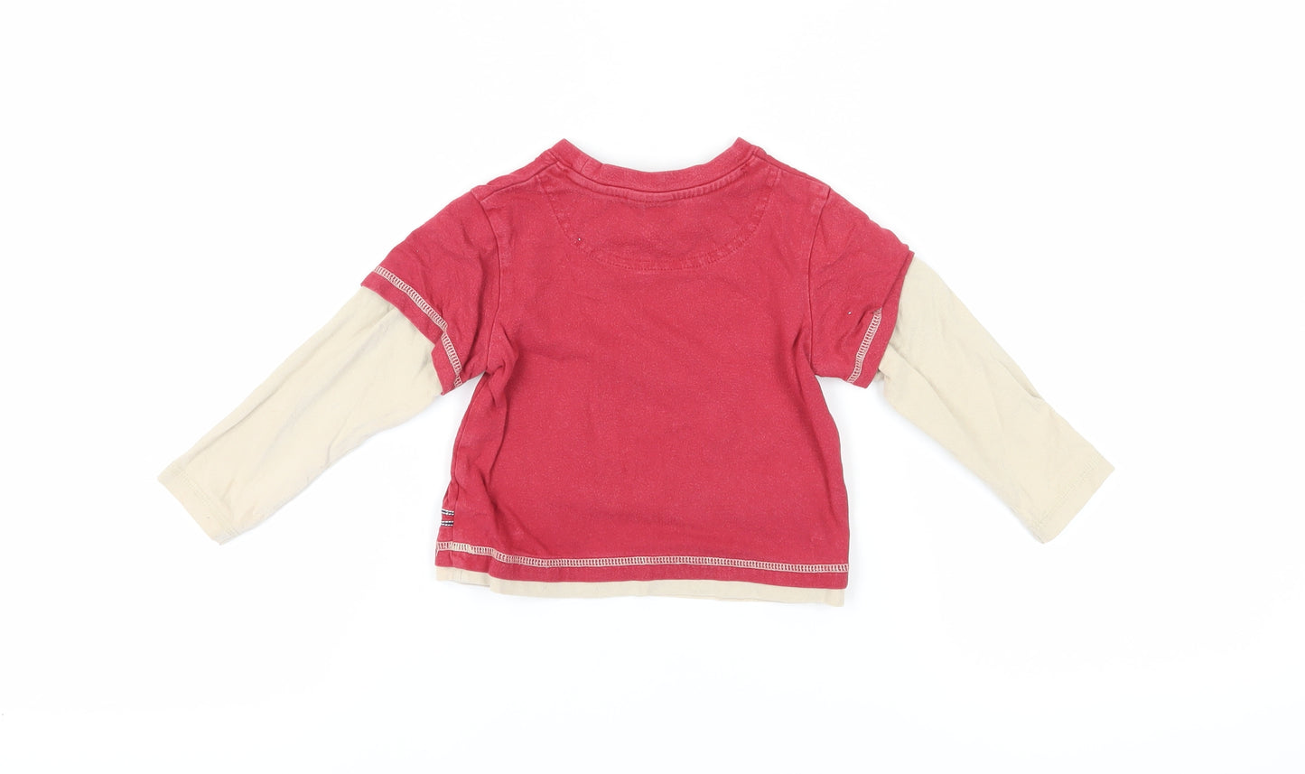 Jasper Conran Unisex Red Train T-Shirt, 12-18 Months