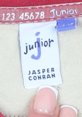 Jasper Conran Unisex Red Train T-Shirt, 12-18 Months