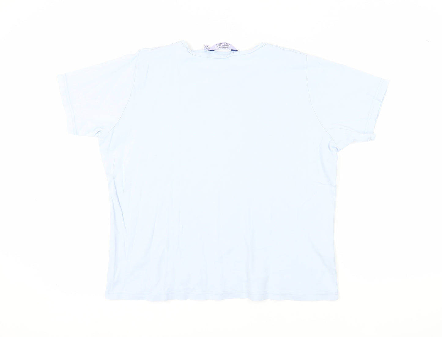 Honor Millburn Women's Blue Embroidered T-Shirt, Size 18-20