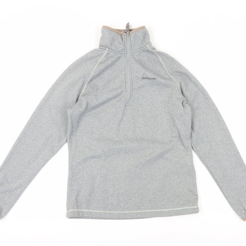 Craghoppers Women's Grey 1/2 Zip Henley Sweatshirt Size 10