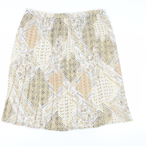 Eastex Women's Multicoloured Polyester Skirt Size 18