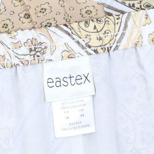 Eastex Women's Multicoloured Polyester Skirt Size 18