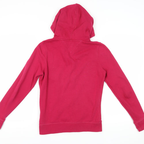 Hilfiger Denim Women's Red Hoodie, Size S, Full Zip Casual