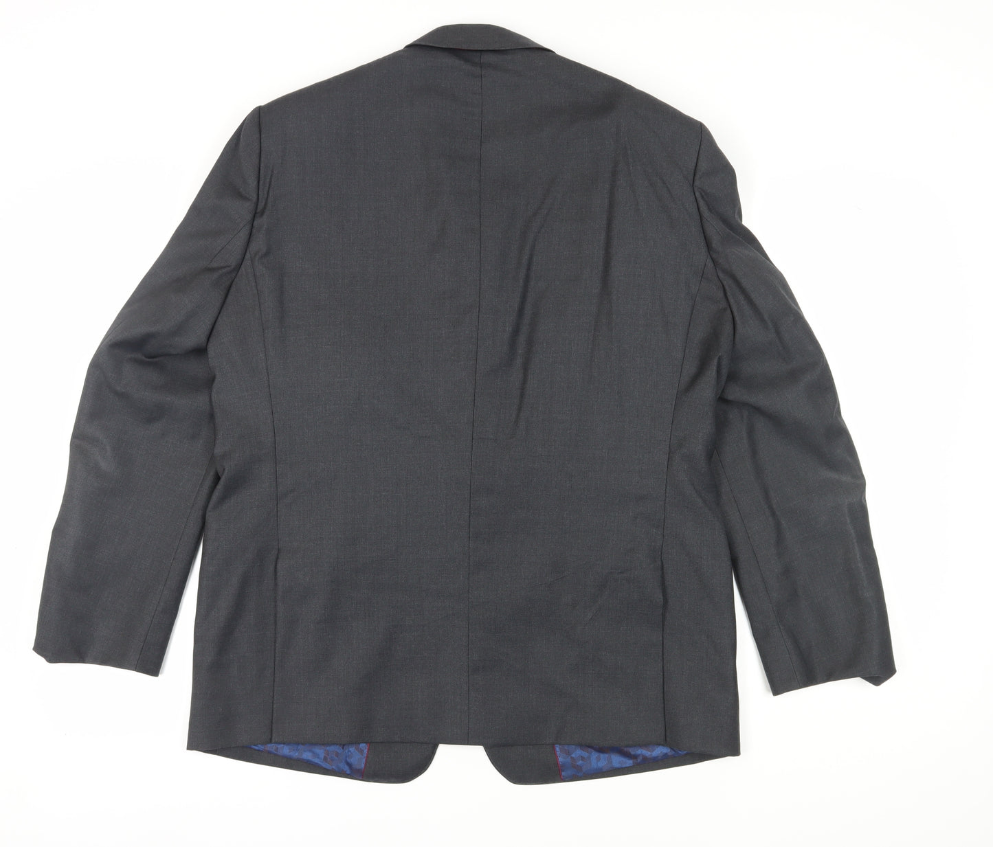 Magee Men's Grey Wool Suit Jacket, Size 44S Classic Fit