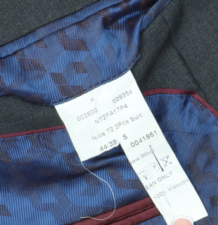 Magee Men's Grey Wool Suit Jacket, Size 44S Classic Fit