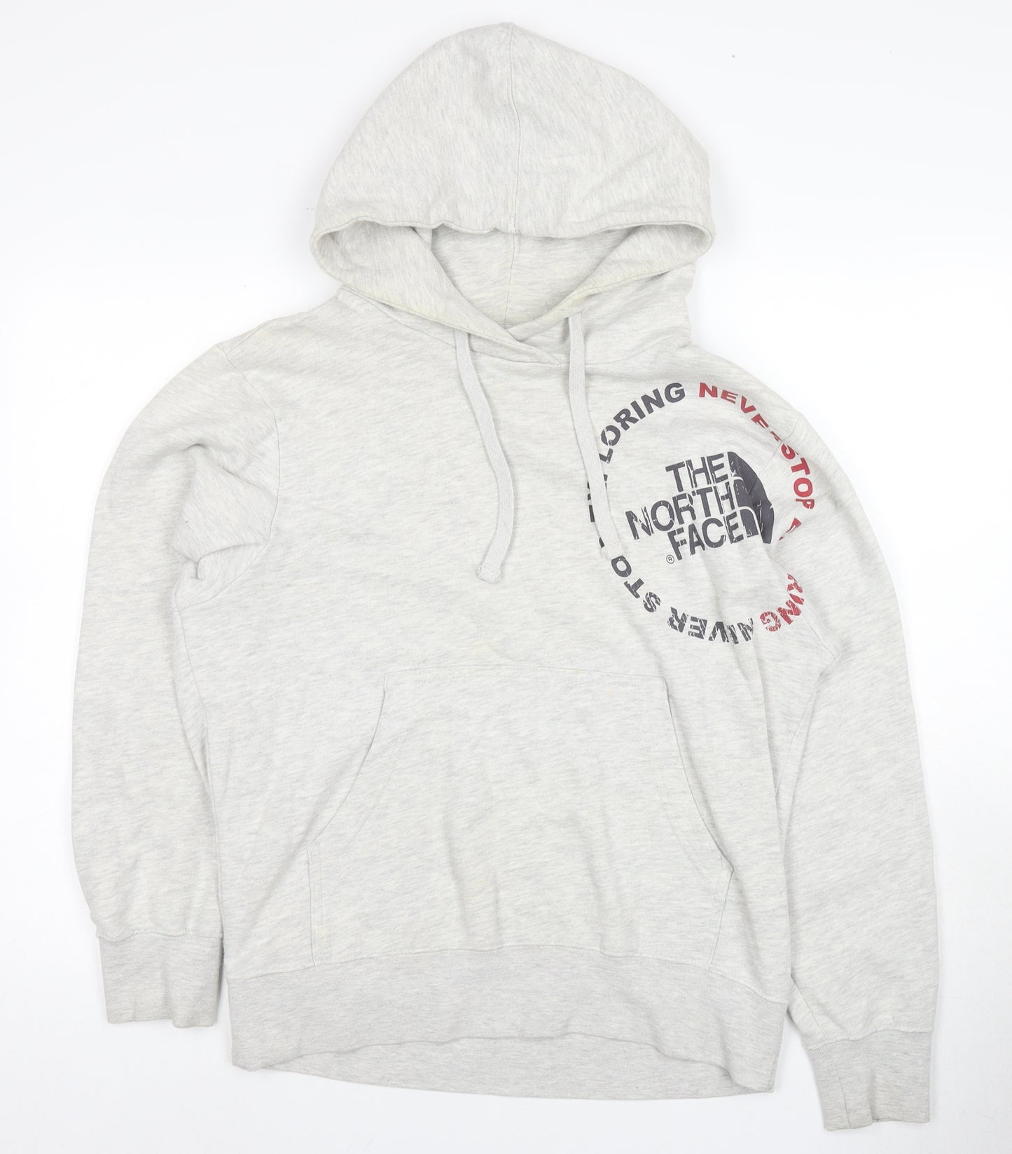 The North Face Men's Grey Pullover Hoodie Size S