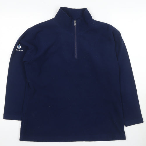 Glenmuir Unisex Blue 1/2 Zip Sweatshirt M