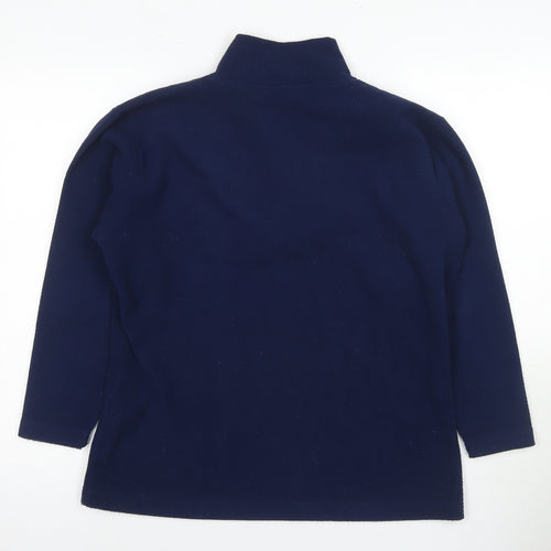 Glenmuir Unisex Blue 1/2 Zip Sweatshirt M