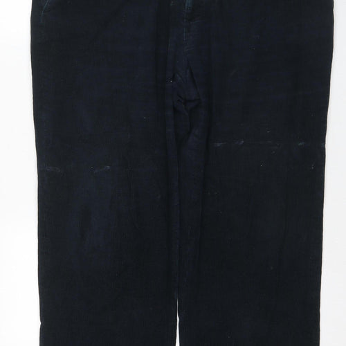 James Pringle Men's Black Corduroy Trousers 42"