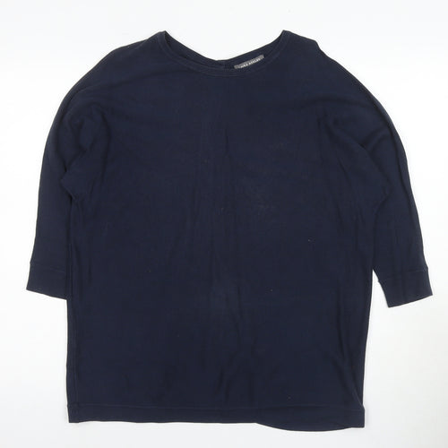 Laura Ashley Women's Blue Cardigan, Size 12, 3/4 Sleeve