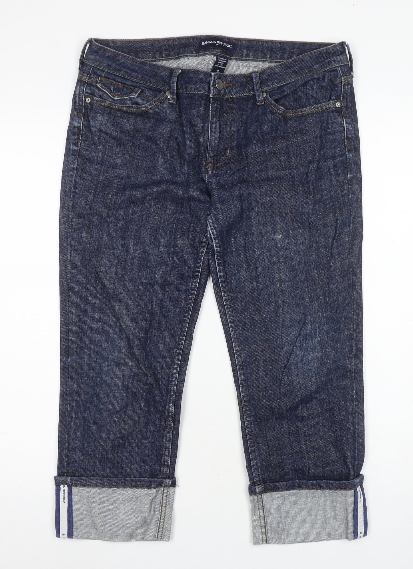 Banana Republic Women's Blue Straight Jeans, Size 8
