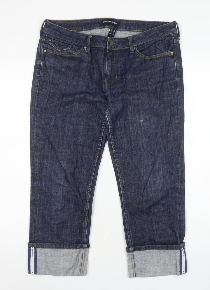 Banana Republic Women's Blue Straight Jeans, Size 8