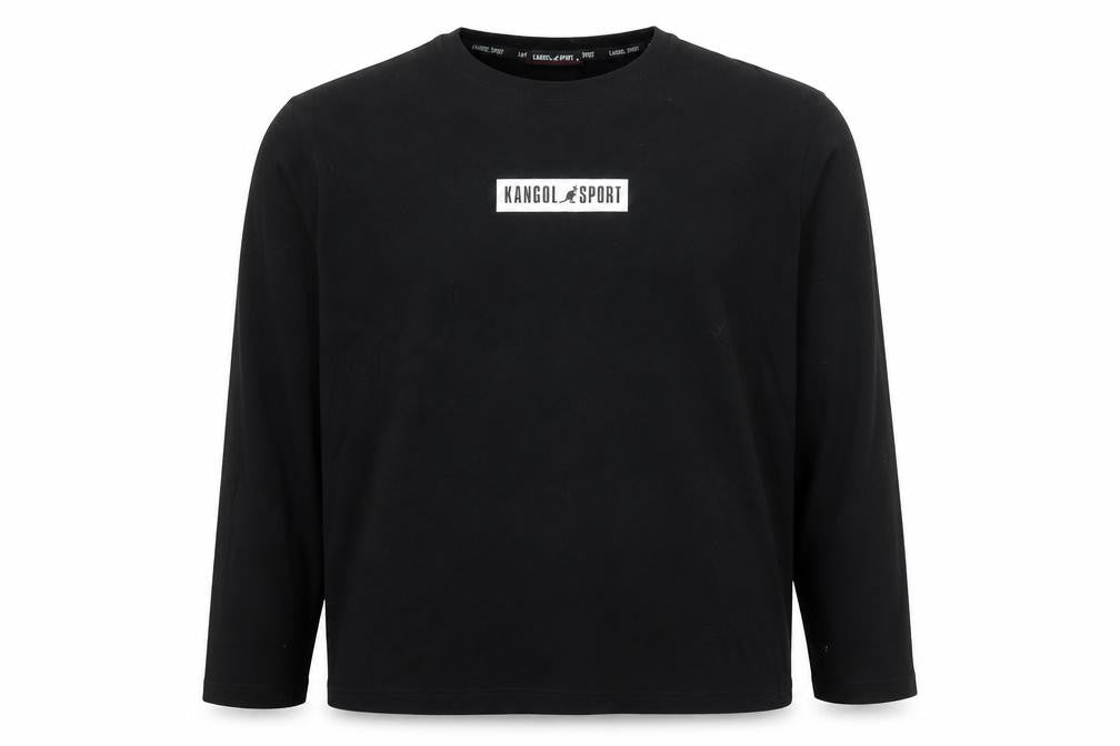 Kangol Sport Men's Black Long Sleeve T-Shirt M